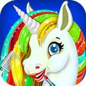 Free play online Rainbow Unicorn Makeover Salon APK