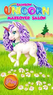 Play Rainbow Unicorn Makeover Salon