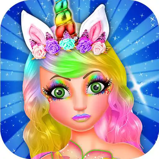 Play Rainbow Unicorn Princess makeover! Magic Outfits APK