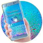 Free play online Rainbow Waterdrop Keyboard APK