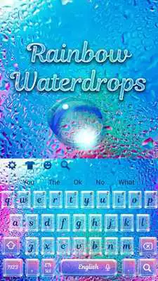 Play Rainbow Waterdrop Keyboard