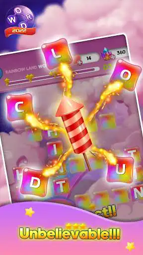 Play Rainbow Words Relax & Puzzle  and enjoy Rainbow Words Relax & Puzzle with UptoPlay
