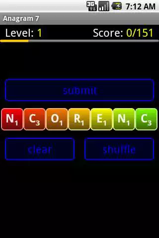 Play Rainbow Words as an online game Rainbow Words with UptoPlay