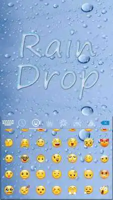 Play Rain Drop Keyboard Theme