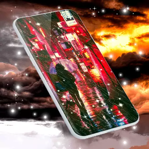 Free play online Raindrops Live Wallpaper APK