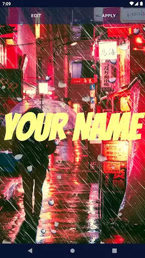 Play Raindrops Live Wallpaper