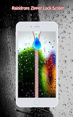 Play Rain Drops Zipper Lock Screen Play Rain Drops Zipper Lock Screen