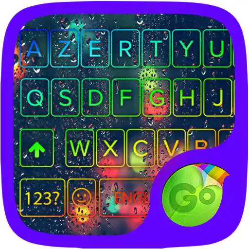 Free play online Rain Emoji GO Keyboard APK