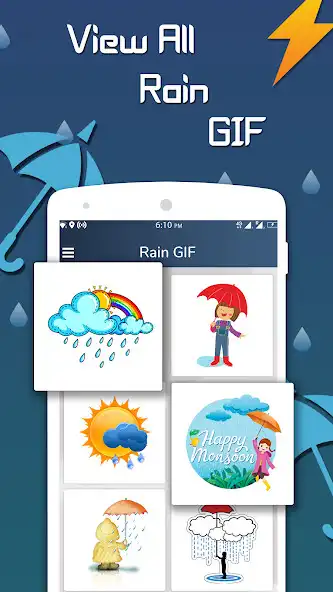 Play Rain GIF : Happy Monsoon GIF  and enjoy Rain GIF : Happy Monsoon GIF with UptoPlay