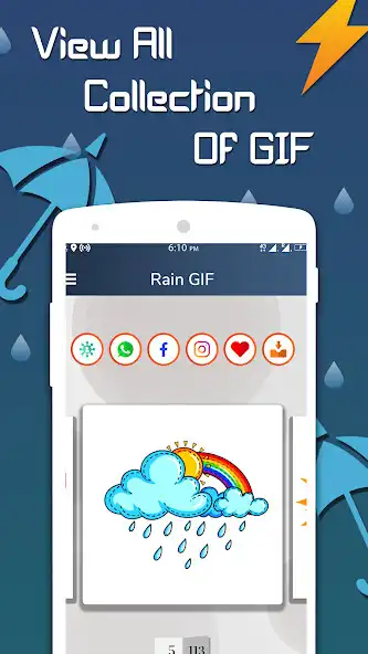 Play Rain GIF : Happy Monsoon GIF as an online game Rain GIF : Happy Monsoon GIF with UptoPlay