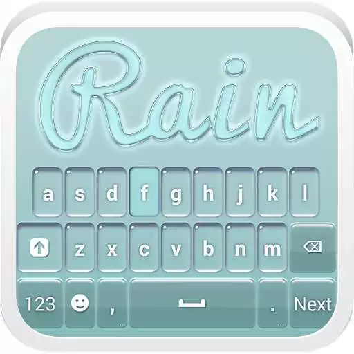 Free play online Rain Keyboard Theme  APK