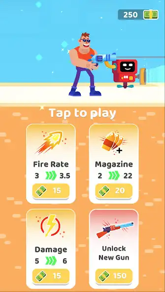 Play Rain of Bullets as an online game Rain of Bullets with UptoPlay