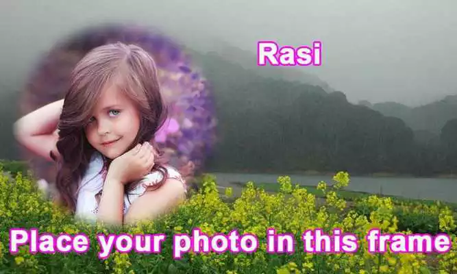 Play Rain photo frame effects
