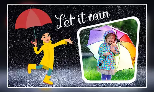 Play Rain Photo Frames as an online game Rain Photo Frames with UptoPlay