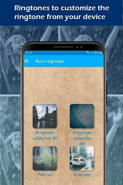 Play Rain ringtones, rain sounds  and enjoy Rain ringtones, rain sounds with UptoPlay