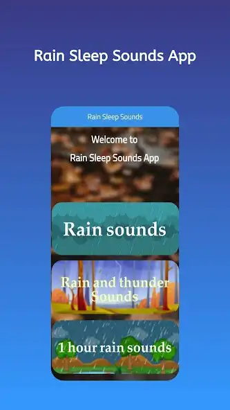 Play Rain Sounds: Rain Sleep Sounds as an online game Rain Sounds: Rain Sleep Sounds with UptoPlay
