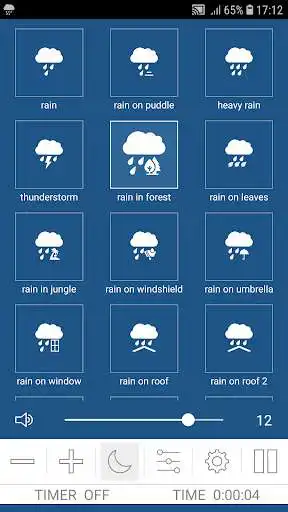 Play Rain Sounds - Relax rain: sleep and meditation as an online game Rain Sounds - Relax rain: sleep and meditation with UptoPlay