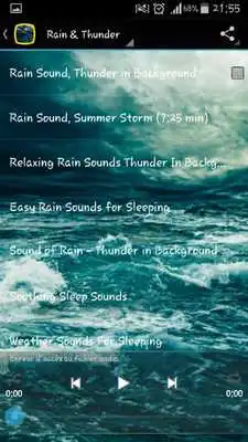 Play Rain  Thunder Sounds
