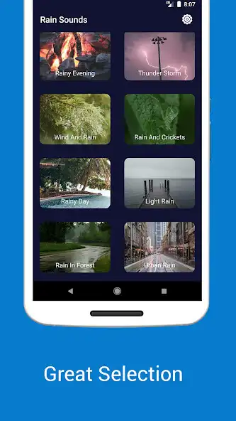 Play Rain Thunderstorm Sleep Sounds as an online game Rain Thunderstorm Sleep Sounds with UptoPlay