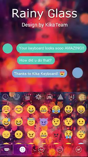 Play Rainy Glass  Keyboard Theme  and enjoy Rainy Glass  Keyboard Theme with UptoPlay