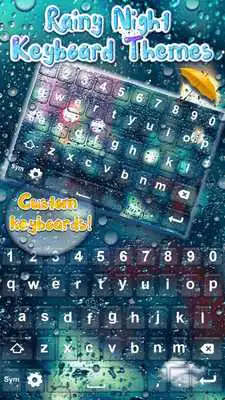 Play Rainy Night Keyboard Themes