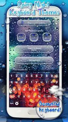 Play Rainy Night Keyboard Themes