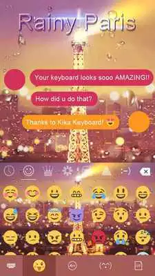 Play Rainy Paris Keyboard Theme