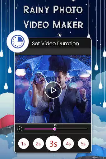 Play Rainy Photo Video Movie Maker as an online game Rainy Photo Video Movie Maker with UptoPlay