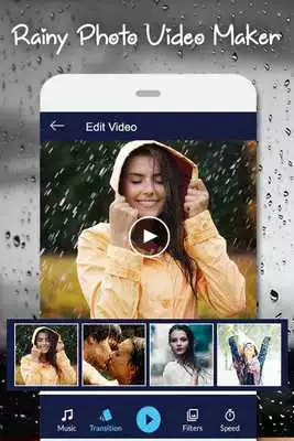 Play Rainy Video Maker - Rainy Photo Video Maker