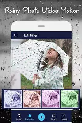 Play Rainy Video Maker - Rainy Photo Video Maker