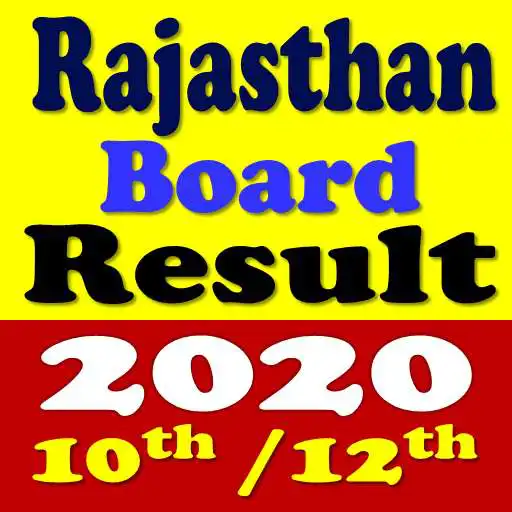 Play Rajasthan Result 2020 10th & 12th RBSE Board APK