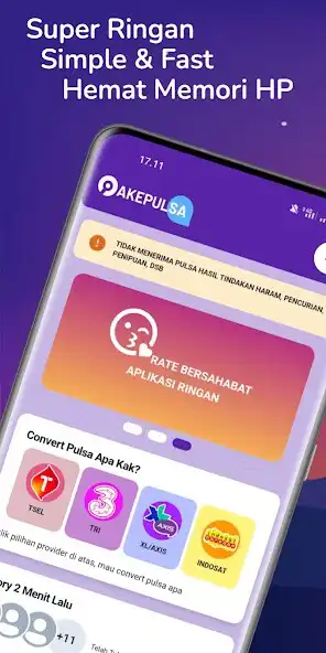 Play RajinConvert Pulsa Jadi Dana as an online game RajinConvert Pulsa Jadi Dana with UptoPlay