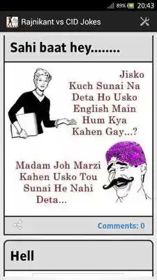Play Rajnikanth vs CID Jokes