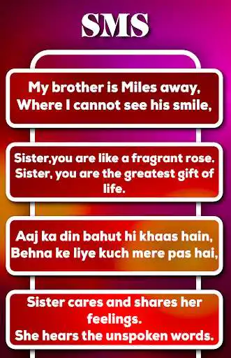 Play Rakhsha Bnadhan Wishes And Sms as an online game Rakhsha Bnadhan Wishes And Sms with UptoPlay