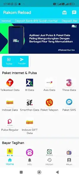 Play Rakom Reload - Pulsa Termurah as an online game Rakom Reload - Pulsa Termurah with UptoPlay