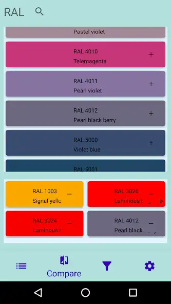 Play RAL Colors Palette as an online game RAL Colors Palette with UptoPlay