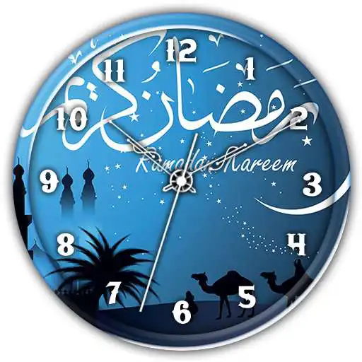 Free play online Ramadan Clock Live Wallpaper APK