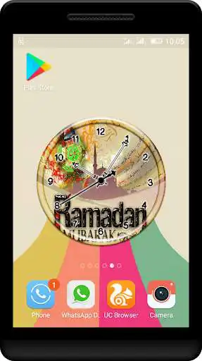 Play Ramadan Clock Live Wallpaper