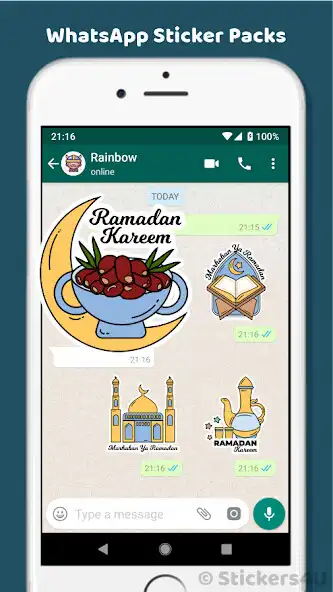 Play Ramadan Kareem Stickers 2023 as an online game Ramadan Kareem Stickers 2023 with UptoPlay