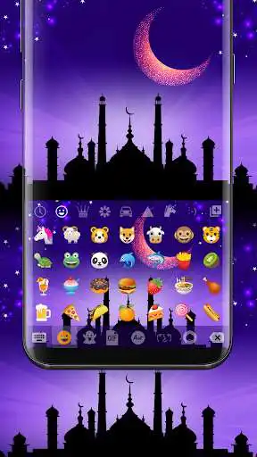 Play APK Ramadan Kareem Theme for Emoji Keyboard  and enjoy Ramadan Kareem Theme for Emoji Keyboard with UptoPlay emoji.keyboard.emoticonkeyboard