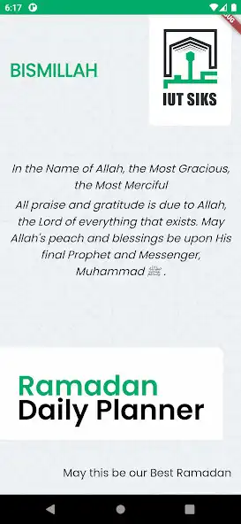 Play Ramadan Planner By IUT SIKS as an online game Ramadan Planner By IUT SIKS with UptoPlay