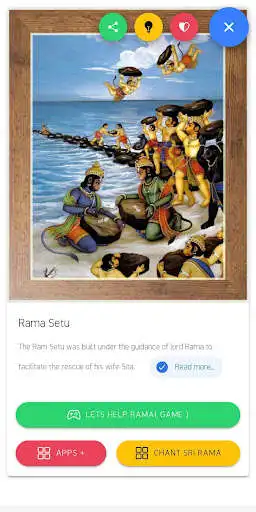 Play Rama Setu Game as an online game Rama Setu Game with UptoPlay