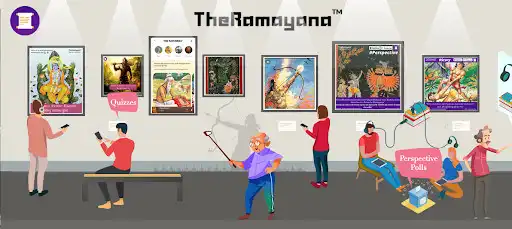 Play Ramayan in Hindi and English - The Ramayana as an online game Ramayan in Hindi and English - The Ramayana with UptoPlay