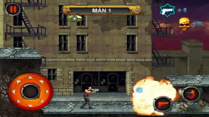 Play Rambo combat mortal