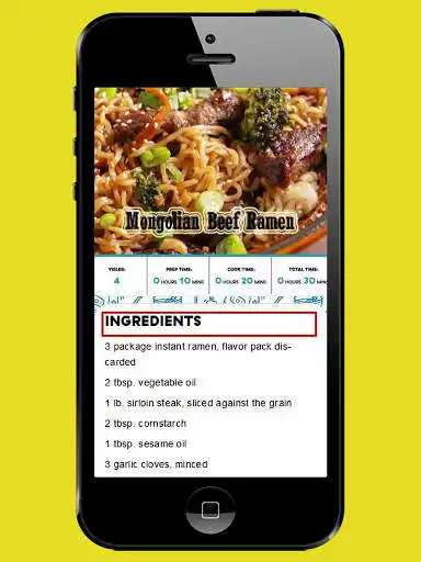 Play Ramen Noodles Recipe as an online game Ramen Noodles Recipe with UptoPlay