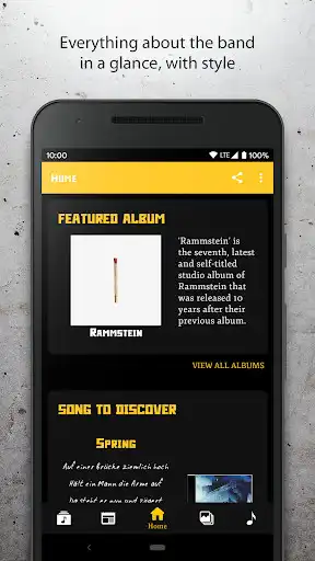 Play Rammstein Unofficial Fan App  and enjoy Rammstein Unofficial Fan App with UptoPlay