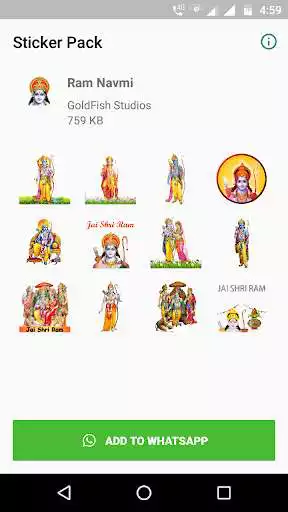 Play RAM NAVMI WhatsApp Stickers  and enjoy RAM NAVMI WhatsApp Stickers with UptoPlay