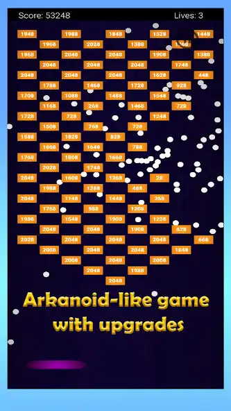 Play Rampage Ball 2048 as an online game Rampage Ball 2048 with UptoPlay