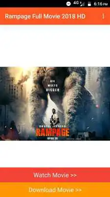Play Rampage Full Movie 2018 HD