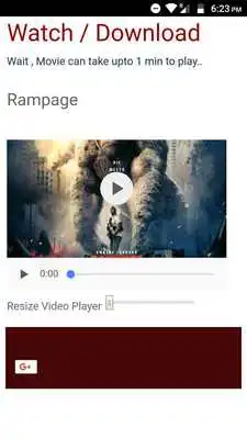 Play Rampage Full Movie 2018 HD